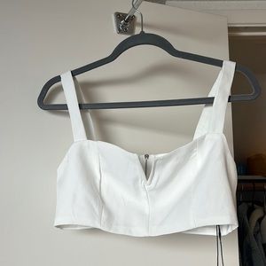 White crop top S